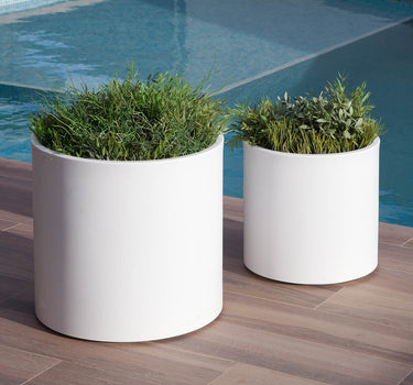 Macetero redondo de color HORTENSIA 50