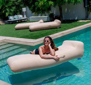 TUMBONA INFLABLE DE ALTA RESISTENCIA PARA JARDÍN Y PARA PISCINA (FLOTANTE) ILLETES