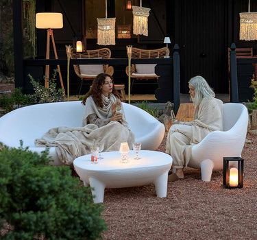 Sofá de Exterior con Iluminación Solar Jamaica