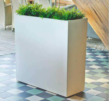 Macetero rectangular de color JUNCO 80