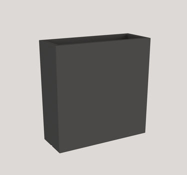 Macetero rectangular de color JUNCO 80