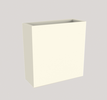 Macetero rectangular de color JUNCO 80