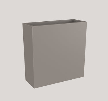 Macetero rectangular de color JUNCO 80