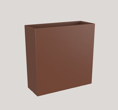 Macetero rectangular de color JUNCO 80