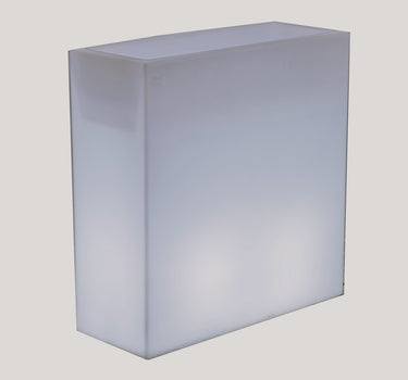 MACETERO RECTANGULAR JUNCO 80 LUZ