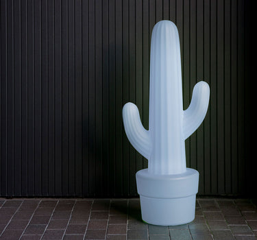 LÁMPARA DE PIE KAKTUS BLANCO TRANSLÚCIDO