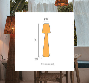 Lámpara de pie decorativa Lola 165 Nature