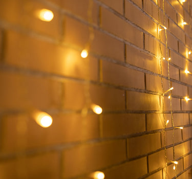 GUIRNALDA CORTINA DE LUCES PARA EXTERIOR LUCEO 6x3