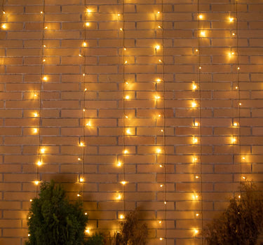 GUIRNALDA CORTINA DE LUCES PARA EXTERIOR LUCEO 6x3