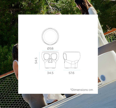 Mesa para exterior Melvin