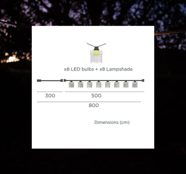 Guirnalda decorativa MYKONOS