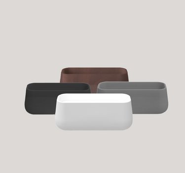 Macetero redondo de color CAMELIA 40