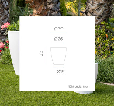 Macetero de color VIOLETA 30