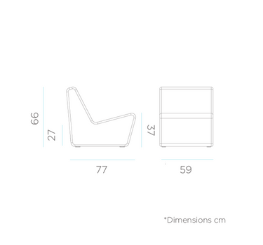 CIRCOOLAR Asiento Tarida Sit Material Reciclado