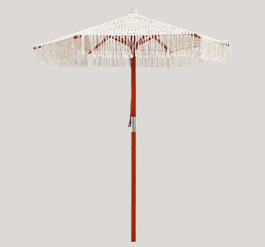 Macramé parasol voor buiten ø200x229cm AGULLA 