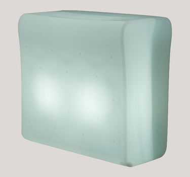 Barra de Bar Recta Iluminada Creta 120 cm.