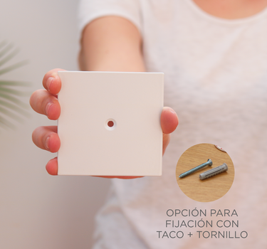 Aplique de pared cuadrado sin cables para interior BOX 8