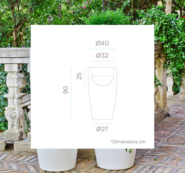 Macetero de color BAMBÚ 90