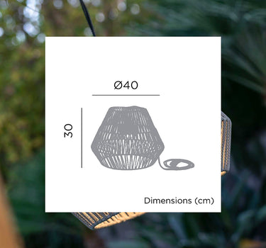 LÁMPARA COLGANTE CONTA HANG