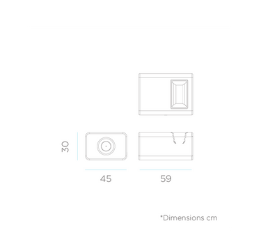 CIRCOOLAR Mesita Tarida Tab Material Reciclado