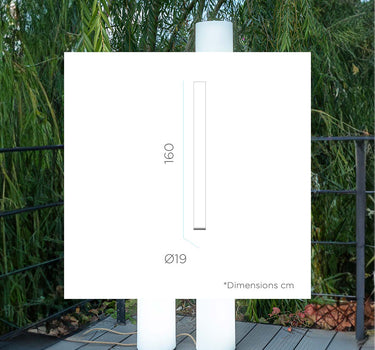 LÁMPARA DE PIE CILÍNDRICA FITY 160 | USO INTERIOR