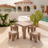 Conjunto infantil NANA TABLE con mesa y 4 taburetes