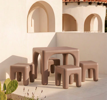 Conjunto infantil NANA TABLE con mesa y 4 taburetes