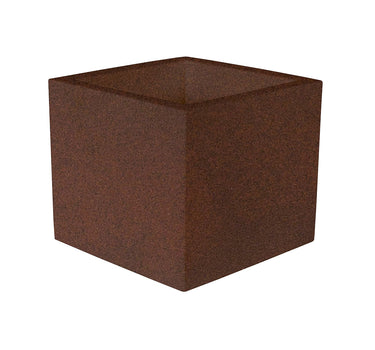 MACETERO CUADRADO DE COLOR NARCISO 35