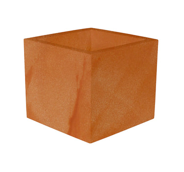 Macetero cuadrado de color NARCISO 40