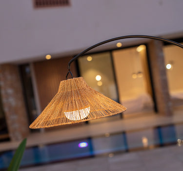 Lámpara de pie de arco sin cables NIZA 165