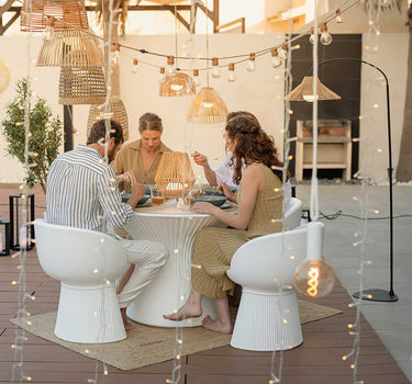 Lámpara de pie de arco sin cables NIZA 165