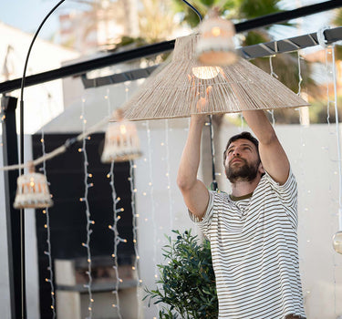 Lámpara de pie de arco sin cables NIZA 230