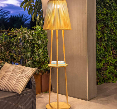 Lámpara de pie sin cables con carga solar OKINAWA