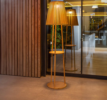 Lámpara de pie sin cables con carga solar OKINAWA