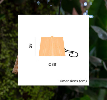 Lámpara colgante sin cables OKINAWA HANG