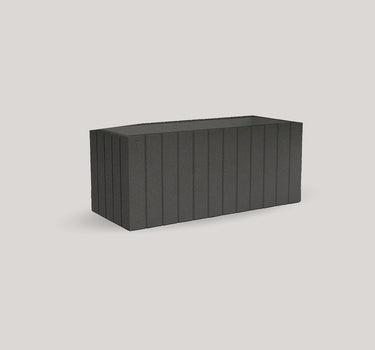 Macetero rectangular de color OLIVO LARGE