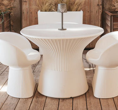 Pack x1 Mesa Capri 75 + x2 Asientos Mallorca