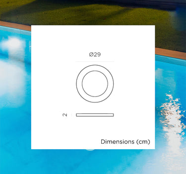 Luz solar para piscina sin cables PAPAYA 30