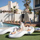 Tumbona Rasa para piscinas, hoteles y beach club