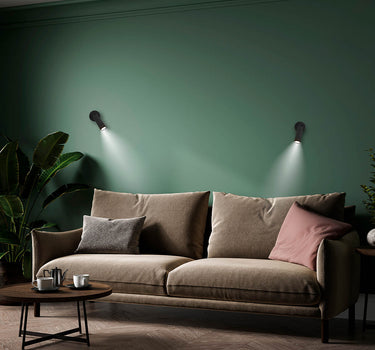 Aplique de pared redondo sin cables para interior ROLL 8