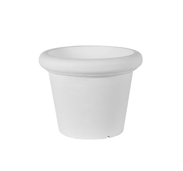 Macetero redondo de color ROSA 55 RÚSTICA