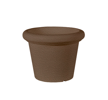 Macetero redondo de color ROSA 75 RÚSTICA