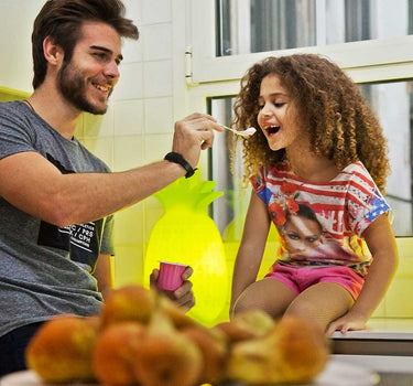 LÁMPARA CON FORMA DE PIÑA SAMBA VERDE LIMA