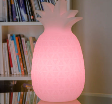 LÁMPARA CON FORMA DE PIÑA SAMBA BLANCO TRANSLÚCIDO