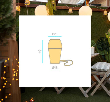 LÁMPARA COLGANTE SAONA HANG  | USO INTERIOR