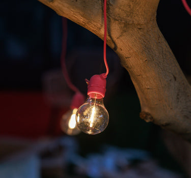 GUIRNALDA DE LUCES ALLEGRA ROSA