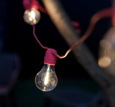 GUIRNALDA DE LUCES ALLEGRA ROSA