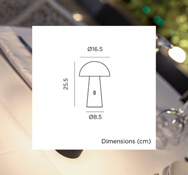 Lámpara de mesa de navidad SHITAKE