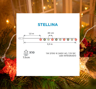 GUIRNALDA PARA EXTERIOR STELLINA