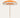 Vintage parasol met oranje franjes ø170 x 210 cm.